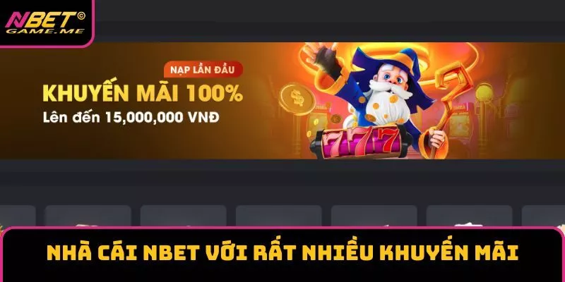 Nhà cái NBET với rất nhiều khuyến mãi