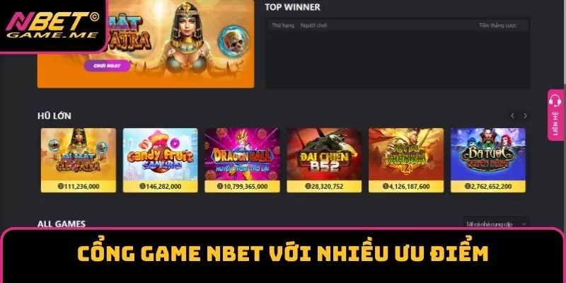 Cổng game NBET với nhiều ưu điểm Cổng game NBET với nhiều ưu điểm